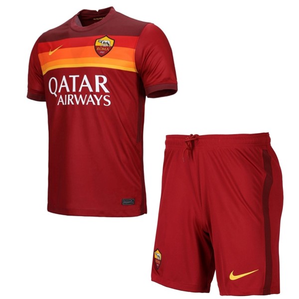 Camiseta AS Roma Replica Primera Ropa Niños 2020/21 Rojo